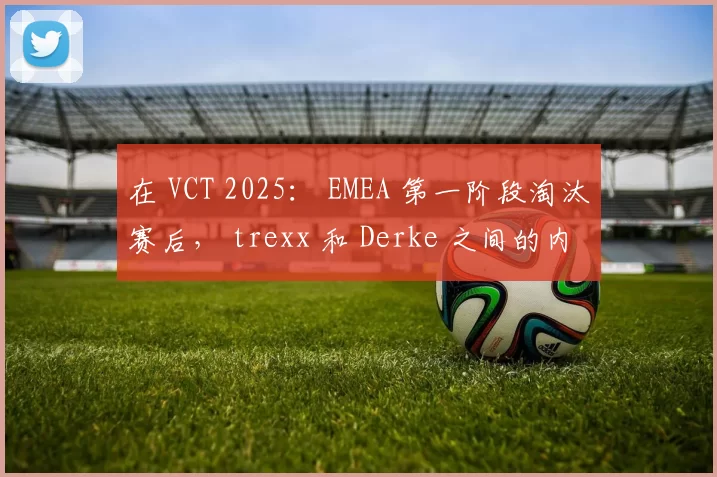 在 VCT 2025： EMEA 第一阶段淘汰赛后， trexx 和 Derke 之间的内部裂痕在 Team Vitality 中浮出水面